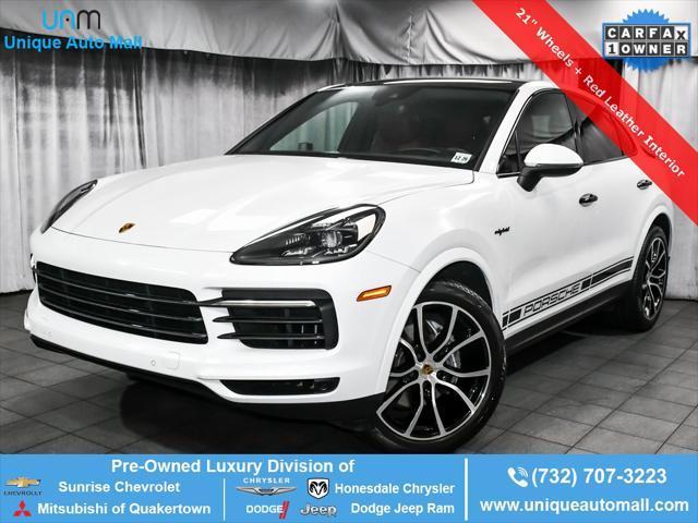 used 2022 Porsche Cayenne E-Hybrid Coupe car, priced at $61,888