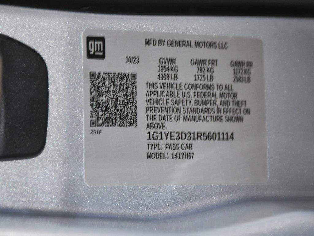 used 2024 Chevrolet Corvette car, priced at $119,777