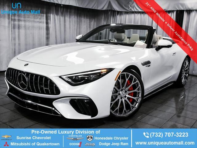 used 2022 Mercedes-Benz AMG SL 55 car, priced at $89,888