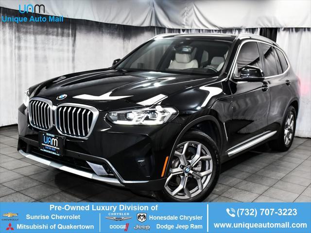 used 2022 BMW X3 car, priced at $29,555