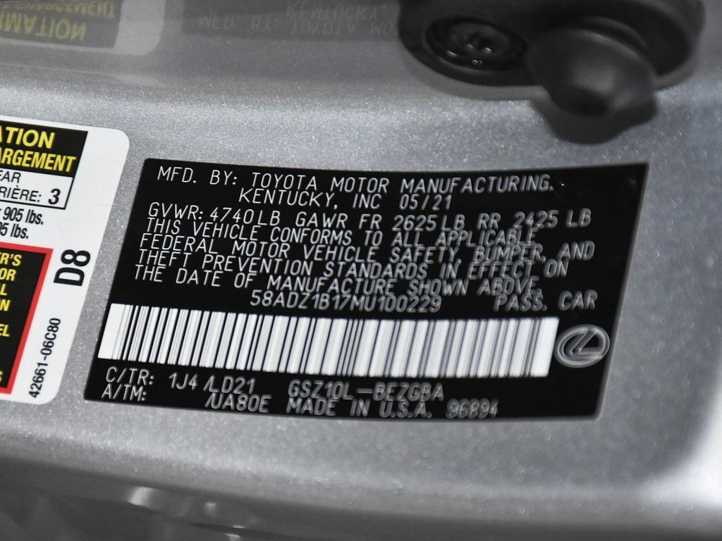 used 2021 Lexus ES 350 car, priced at $30,777