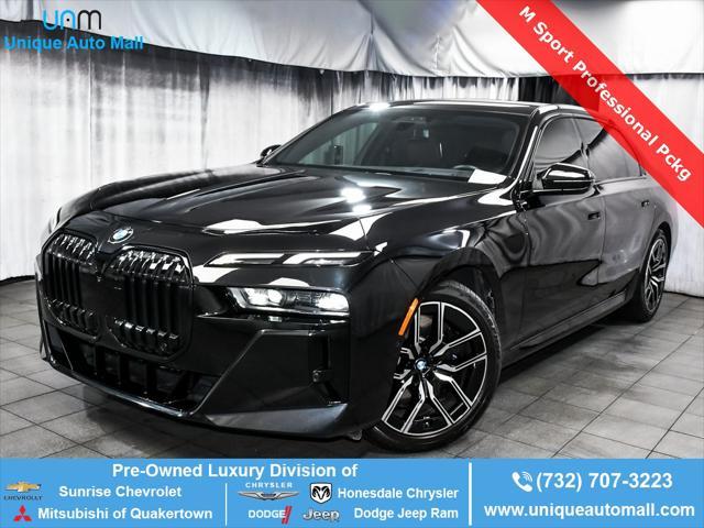 used 2023 BMW 740 car, priced at $64,444