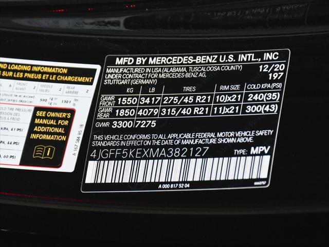 used 2021 Mercedes-Benz GLS 450 car, priced at $48,444