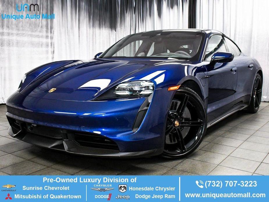 used 2022 Porsche Taycan car, priced at $135,888