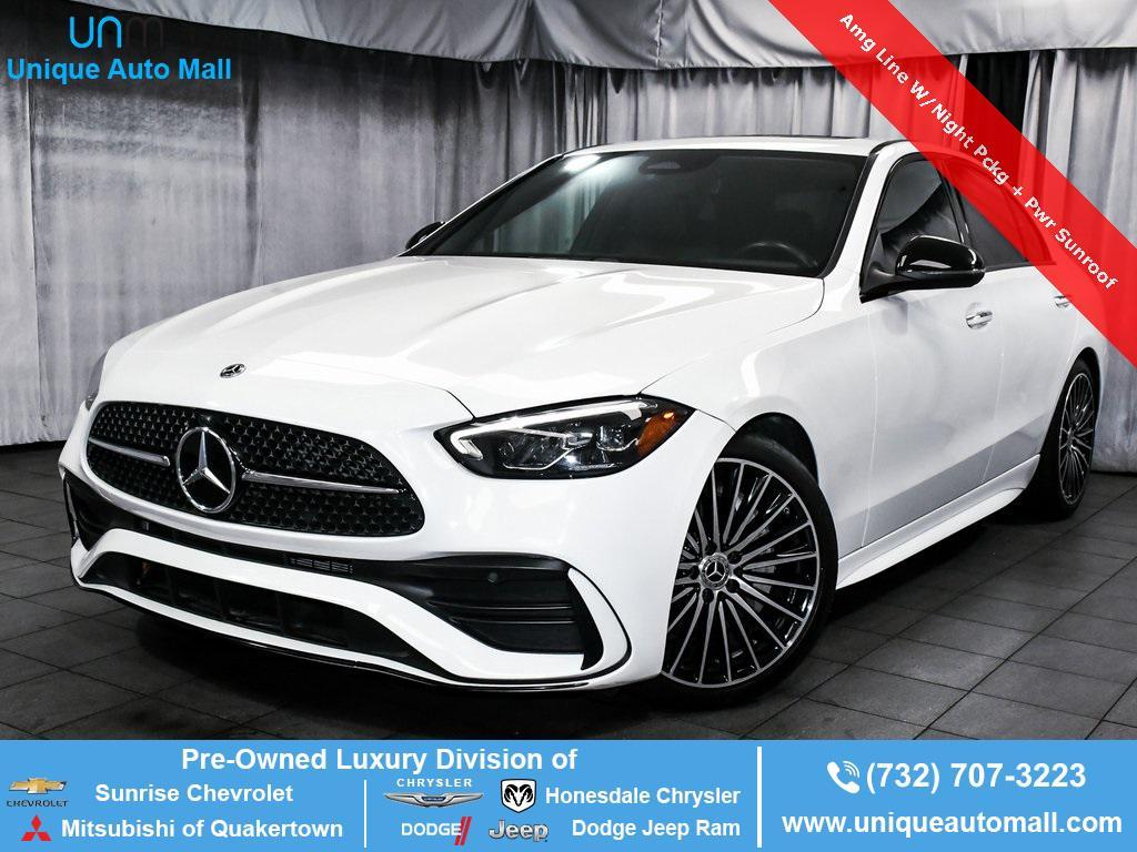 used 2022 Mercedes-Benz C-Class car, priced at $27,888