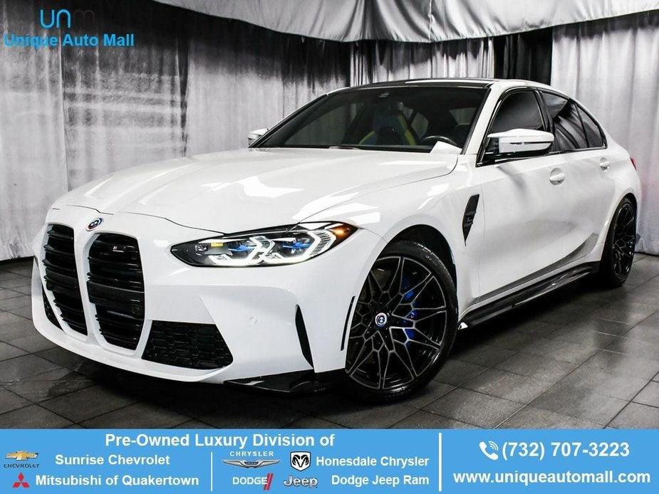 used 2023 BMW M3 car, priced at $77,888