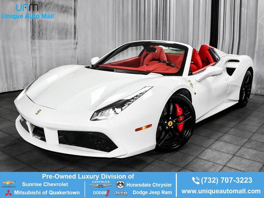 used 2018 Ferrari 488 Spider car, priced at $239,888