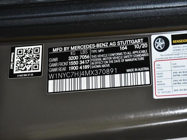 used 2021 Mercedes-Benz AMG G 63 car, priced at $153,888