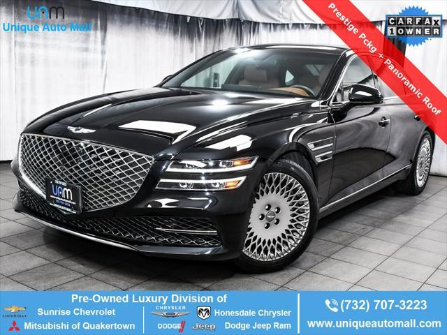 used 2022 Genesis G80 car, priced at $35,555