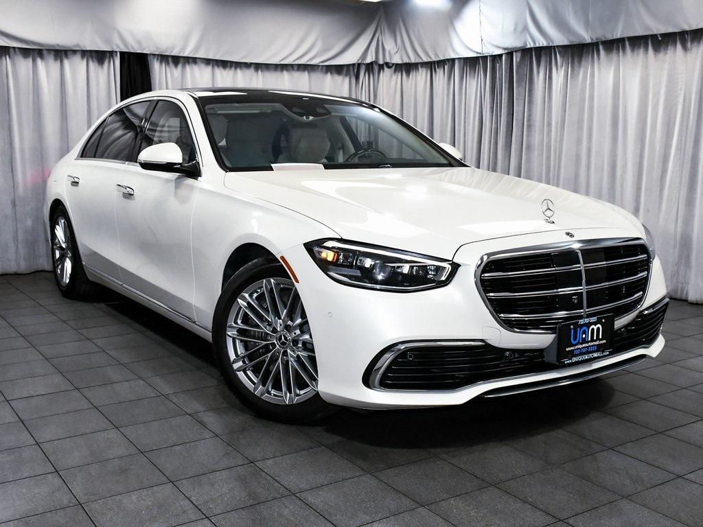 used 2021 Mercedes-Benz S-Class car, priced at $59,555