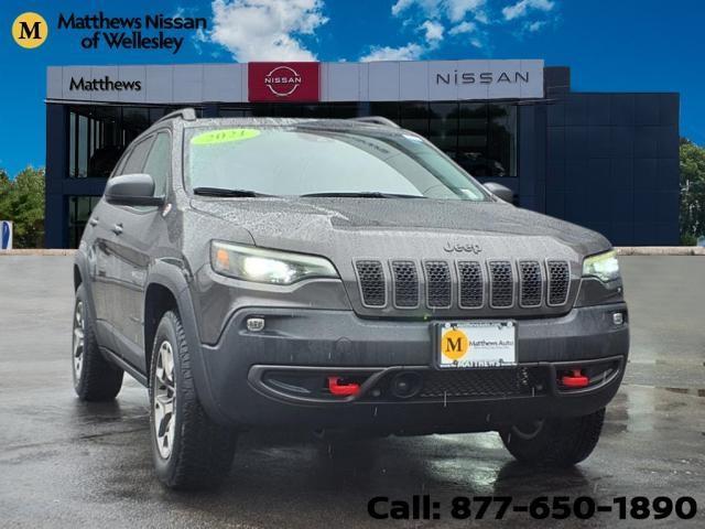 used 2021 Jeep Cherokee car, priced at $22,898