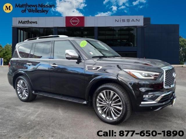 used 2021 INFINITI QX80 car, priced at $46,900