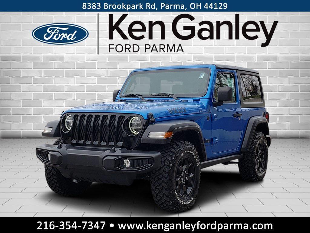 used 2022 Jeep Wrangler car, priced at $27,616