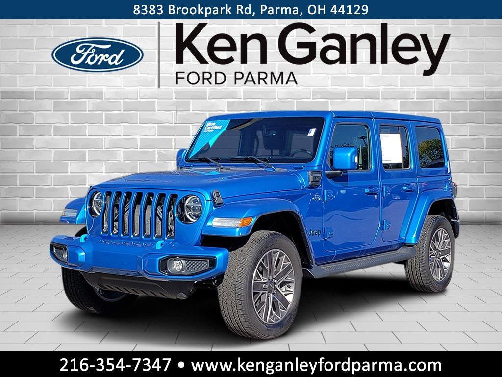 used 2022 Jeep Wrangler Unlimited 4xe car, priced at $27,991