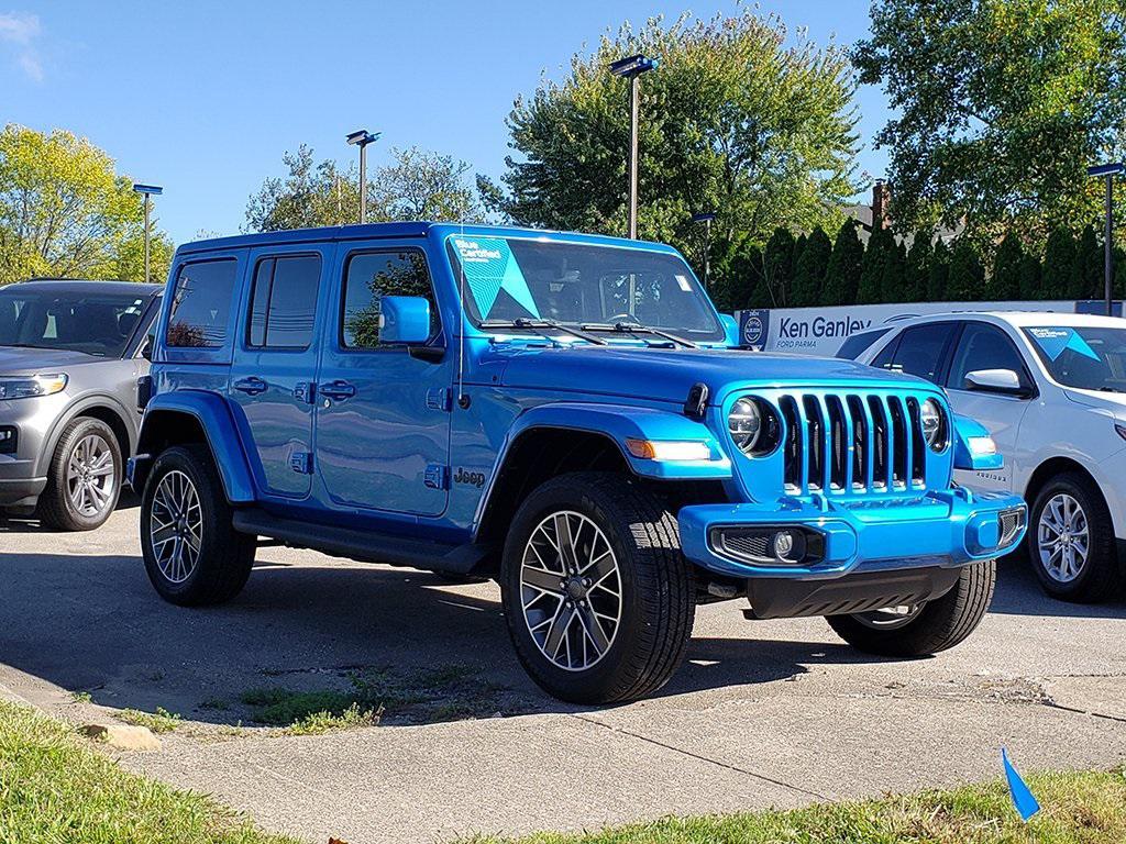 used 2022 Jeep Wrangler Unlimited 4xe car, priced at $27,991