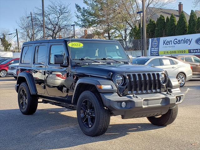 used 2022 Jeep Wrangler Unlimited car, priced at $31,995