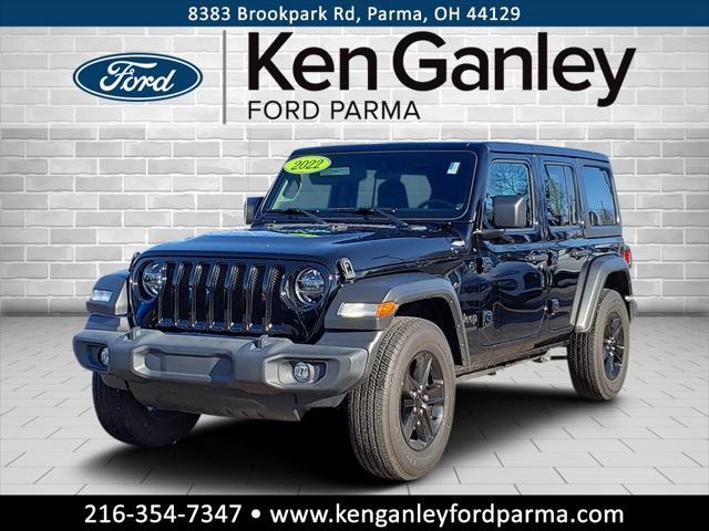 used 2022 Jeep Wrangler Unlimited car, priced at $31,995