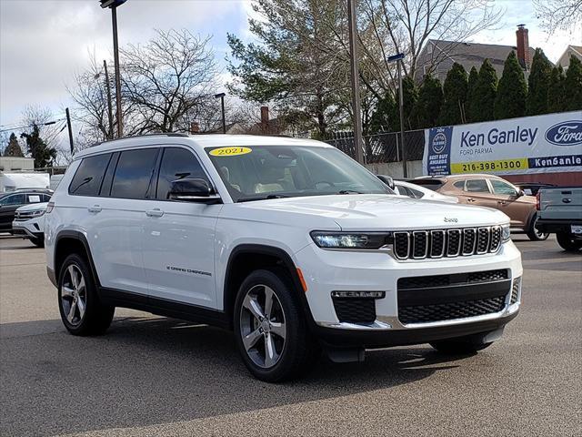 used 2021 Jeep Grand Cherokee L car, priced at $30,992