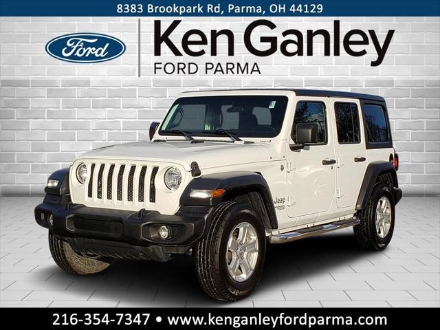 used 2020 Jeep Wrangler Unlimited car, priced at $25,493