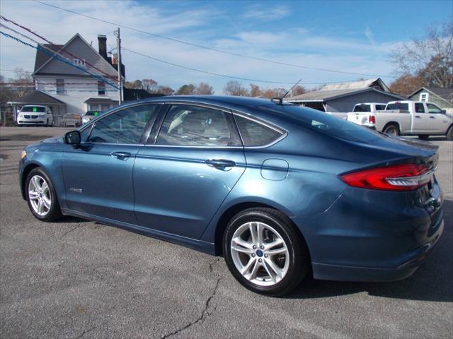 used 2018 Ford Fusion Hybrid car, priced at $10,750