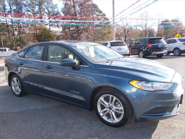 used 2018 Ford Fusion Hybrid car, priced at $10,750