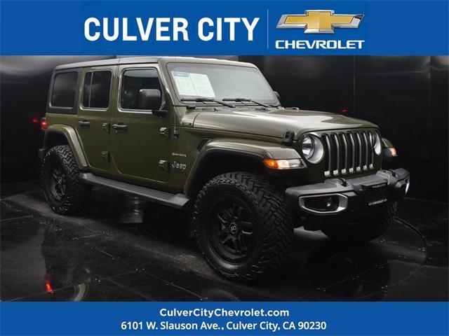 used 2021 Jeep Wrangler Unlimited car, priced at $27,952