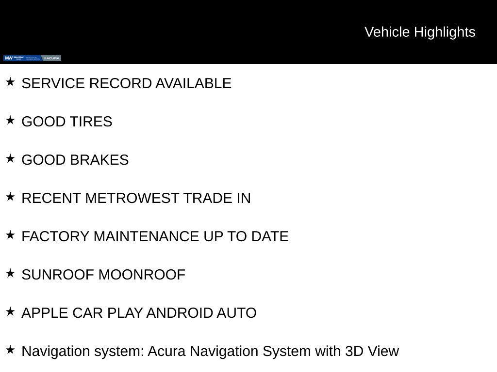 used 2025 Acura RDX car, priced at $45,888