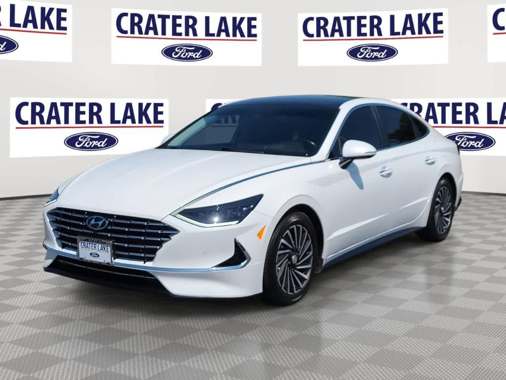 used 2021 Hyundai Sonata Hybrid car, priced at $23,700