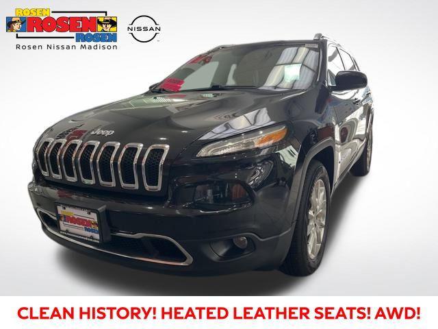 used 2017 Jeep Cherokee car, priced at $13,490