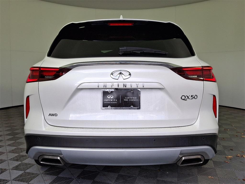 used 2022 INFINITI QX50 car, priced at $30,700