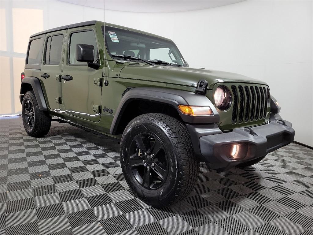 used 2021 Jeep Wrangler Unlimited car, priced at $26,400