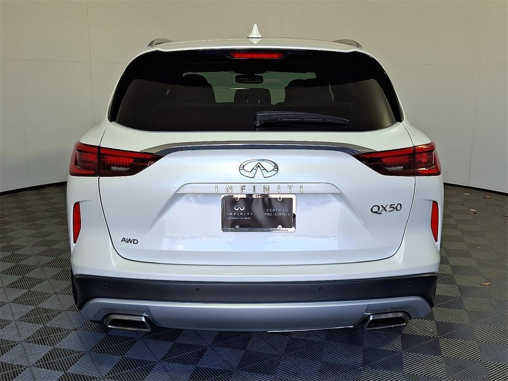 used 2022 INFINITI QX50 car, priced at $32,249