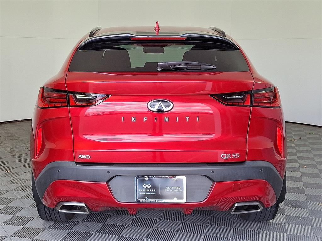 used 2022 INFINITI QX55 car, priced at $33,284