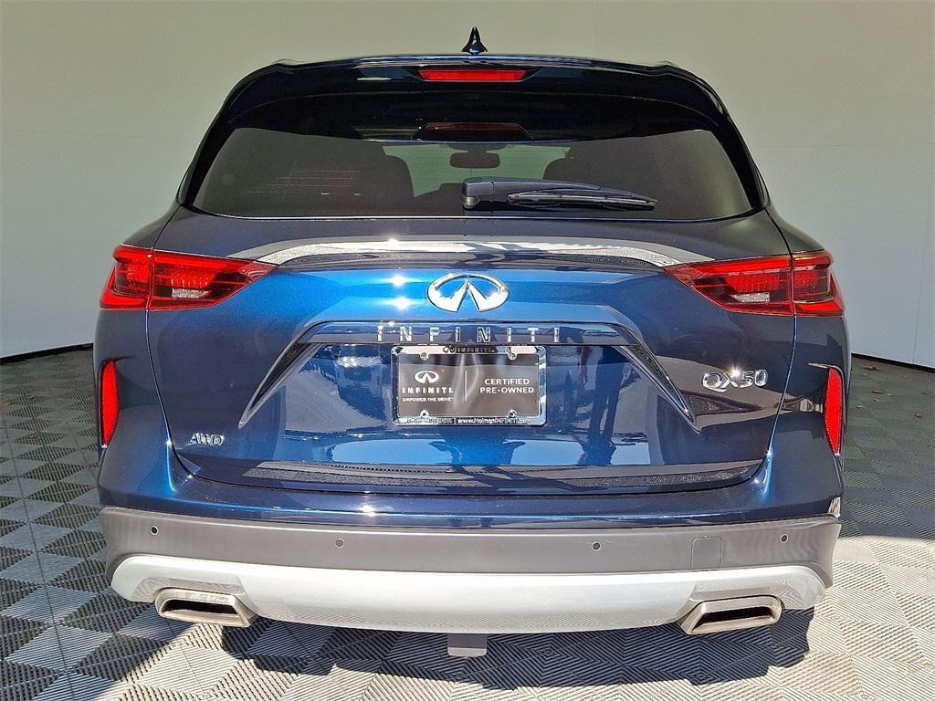 used 2022 INFINITI QX50 car, priced at $37,600