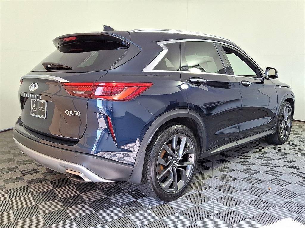 used 2022 INFINITI QX50 car, priced at $37,600