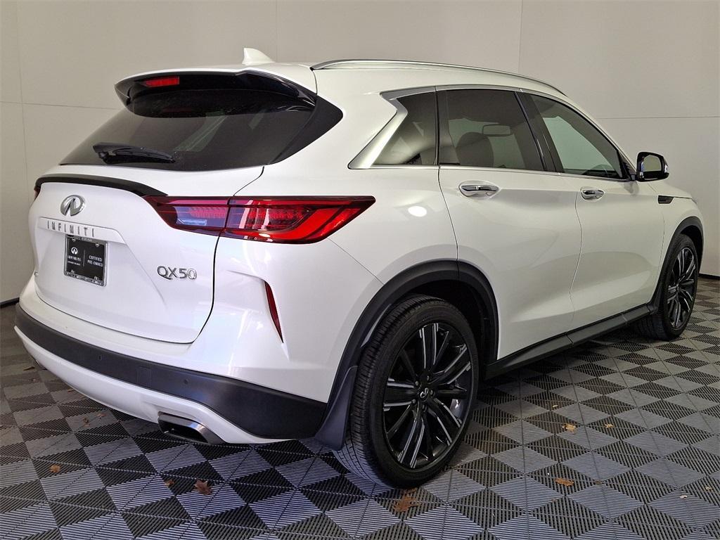 used 2022 INFINITI QX50 car, priced at $27,300