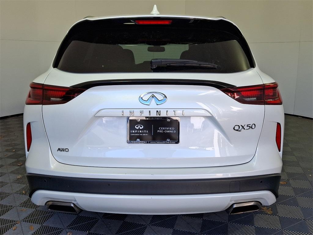 used 2022 INFINITI QX50 car, priced at $27,300