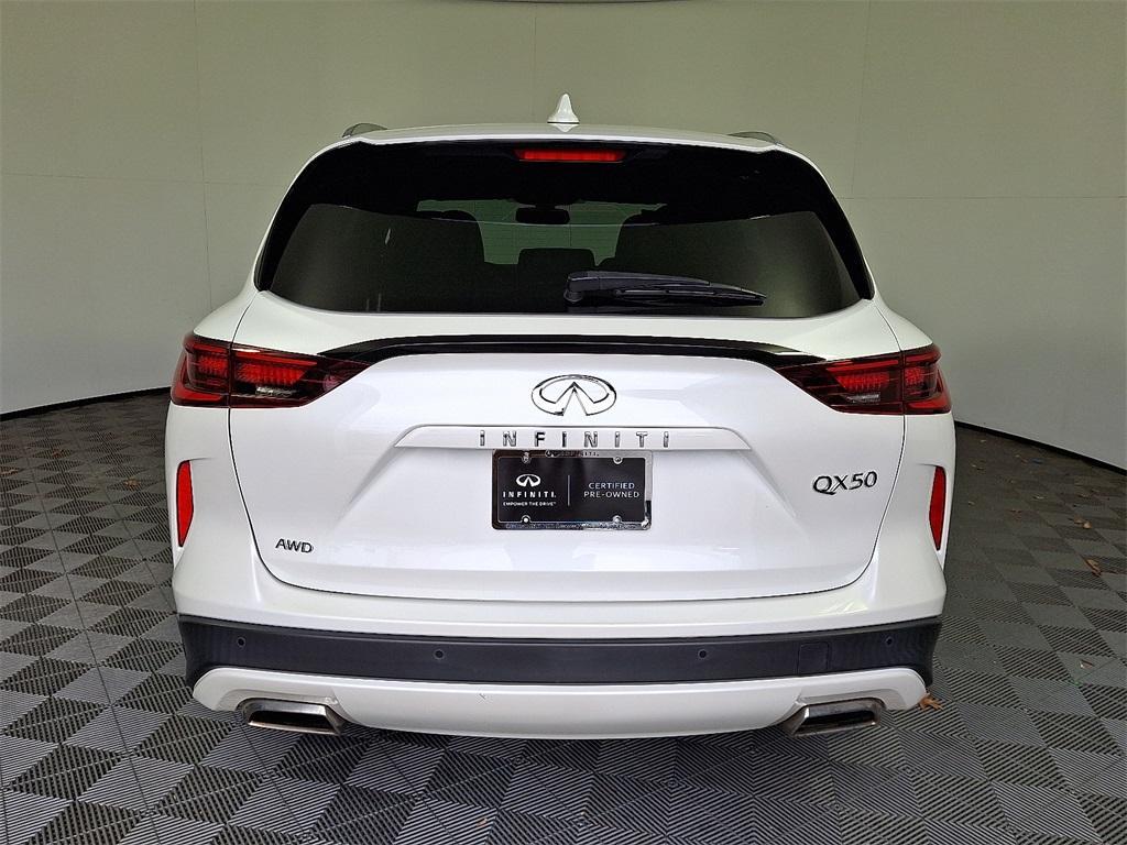 used 2022 INFINITI QX50 car, priced at $28,299