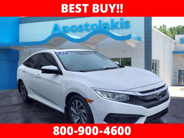 used 2017 Honda Civic car, priced at $15,000