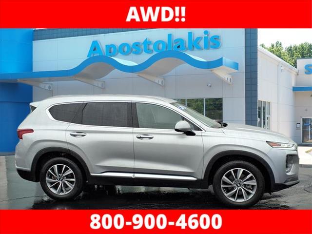 used 2020 Hyundai Santa Fe car, priced at $18,000