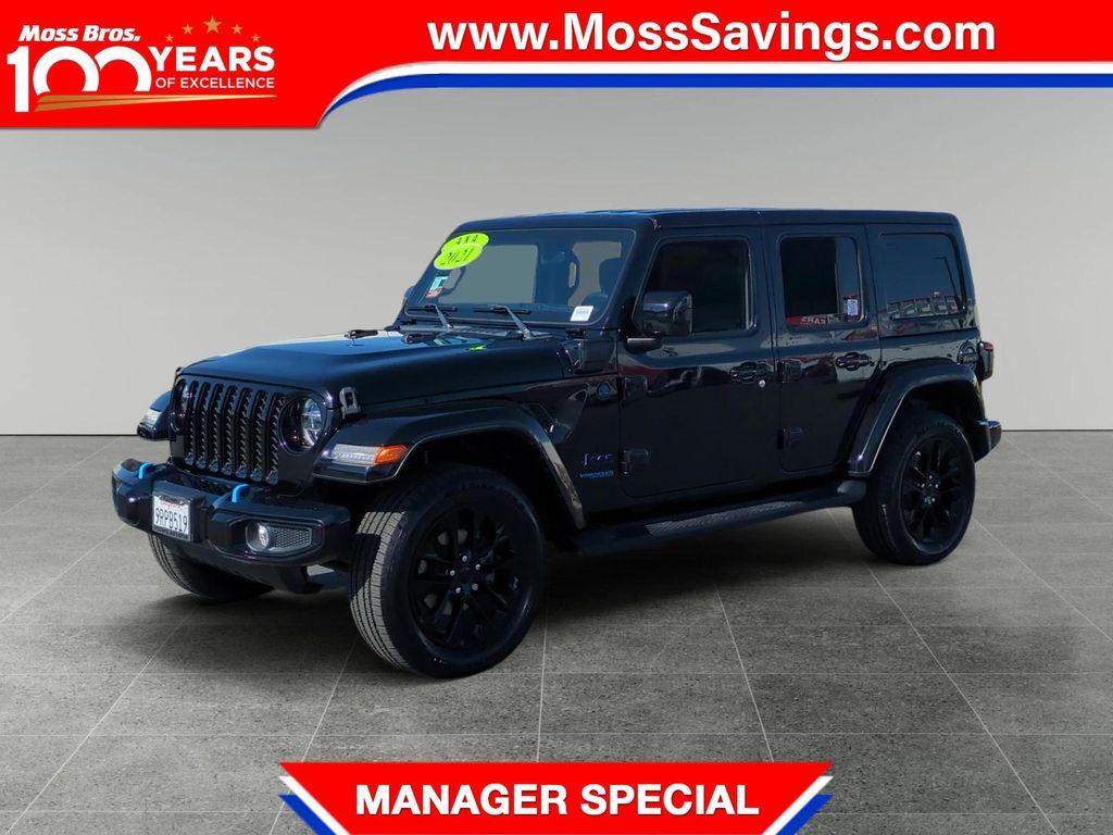 used 2021 Jeep Wrangler Unlimited 4xe car, priced at $34,500