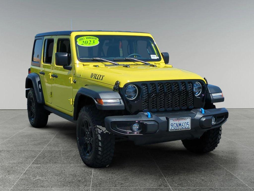 used 2023 Jeep Wrangler 4xe car, priced at $31,400