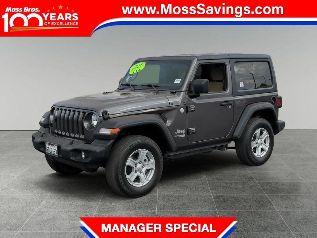 used 2021 Jeep Wrangler car, priced at $31,500