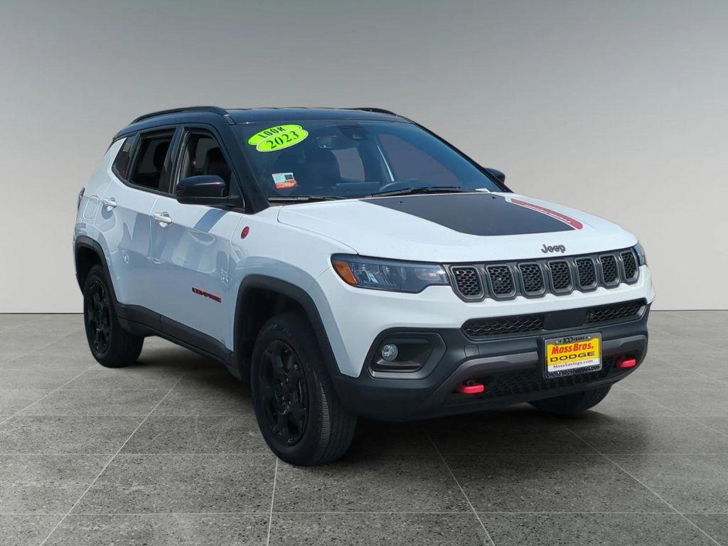used 2023 Jeep Compass car, priced at $25,500