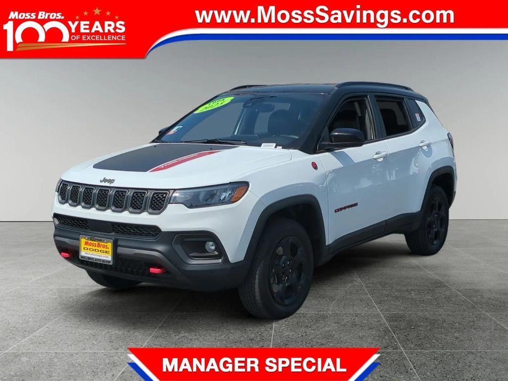 used 2023 Jeep Compass car, priced at $24,600