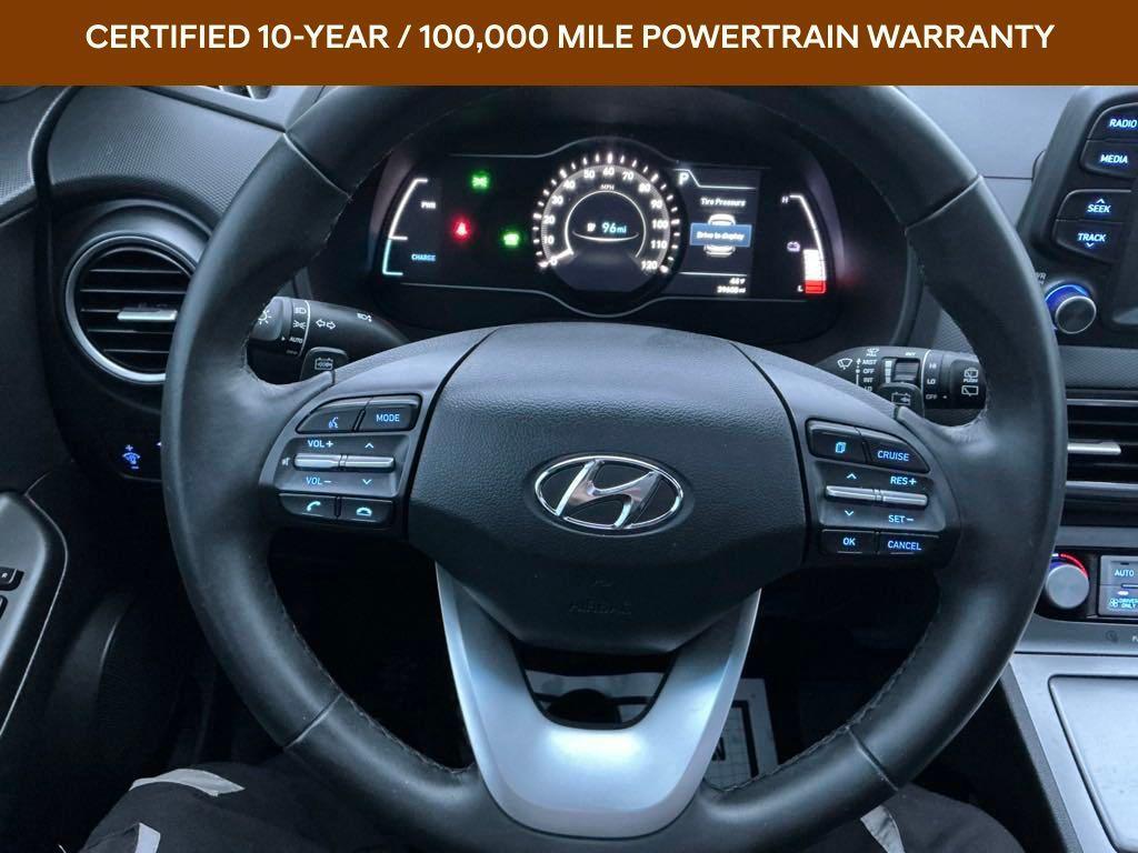 used 2021 Hyundai Kona EV car, priced at $21,015