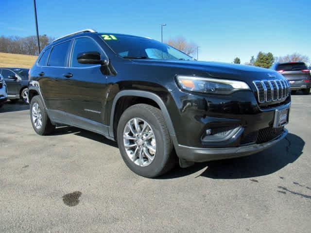 used 2021 Jeep Cherokee car, priced at $21,900