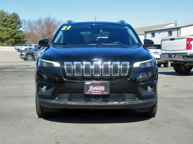 used 2021 Jeep Cherokee car, priced at $21,900