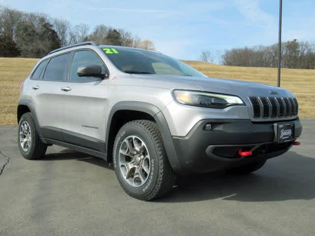 used 2021 Jeep Cherokee car, priced at $25,900