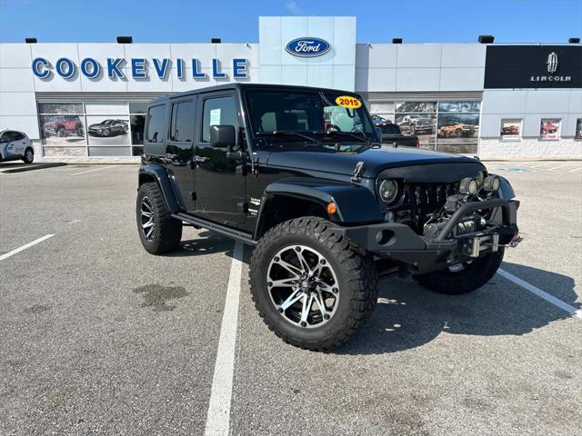 used 2015 Jeep Wrangler Unlimited car, priced at $21,981